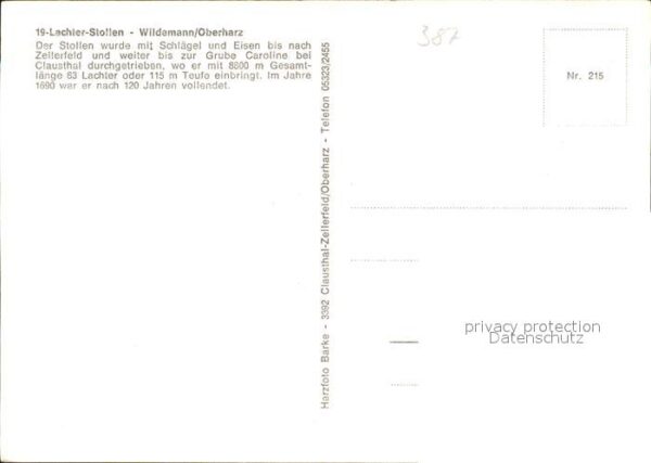 Wildemann 19-Lachter-Stollen – Bild 2