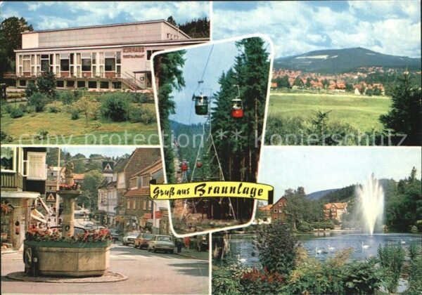 Braunlage Seilbahn Springbrunnen Kurhaus
