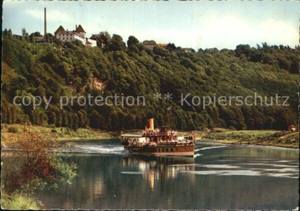 Fuerstenberg Weser Schloss Dampfer