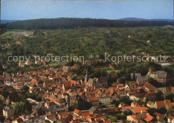 Buedingen Hessen Fliegeraufnahme