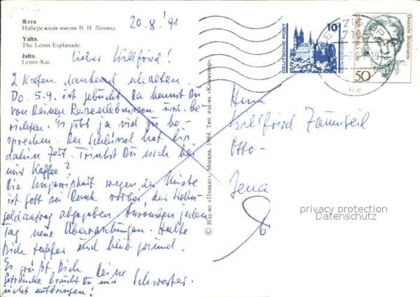 Jalta Yalta Krim Crimea Lenin-Kai – Bild 2