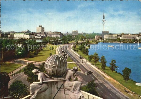 Hamburg Aussen- Binnenalter Kennedy-Brücke