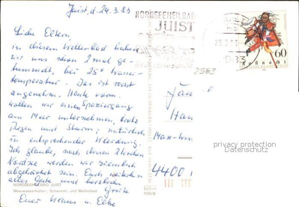 Juist Nordseebad Meerwasserhallen- Schwimm- Wellenbad – Bild 2