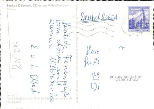 Doebriach Millstaettersee Fliegeraufnahme – Bild 2