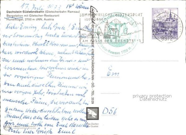 Ramsau Dachstein Steiermark Bergstation Hunerkogel Niederes Dirndl – Bild 2