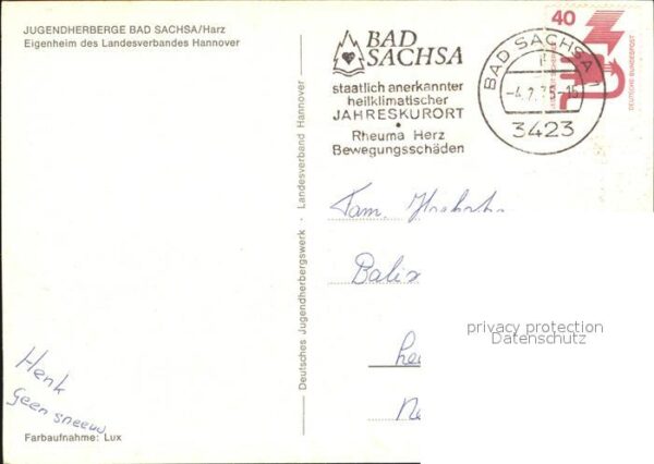 Bad Sachsa Harz Eigenheim Landesverbandes Hannover – Bild 2