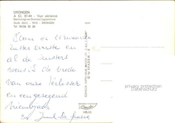 Drongen Fliegeraufnahme Bezinnings-en-Ontmoetin – Bild 2