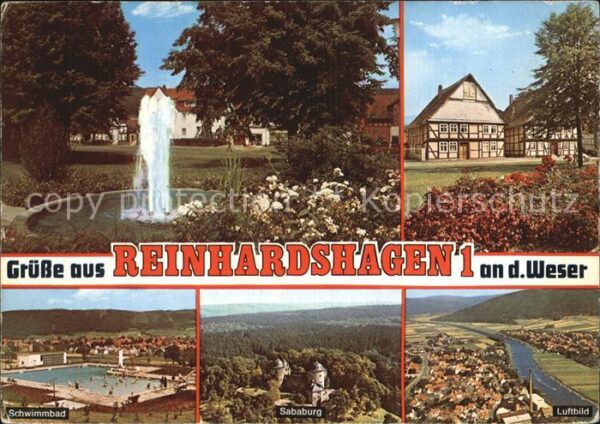 Reinhardshagen Sababurg Fliegeraufnahme Schwimmbad