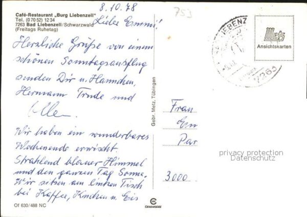 Bad Liebenzell Cafe Restaurant Burg Liebenzell – Bild 2