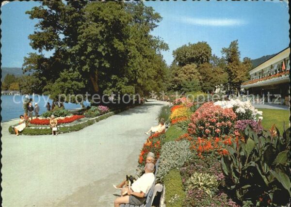 Poertschach Woerthersee Blumenpromenade