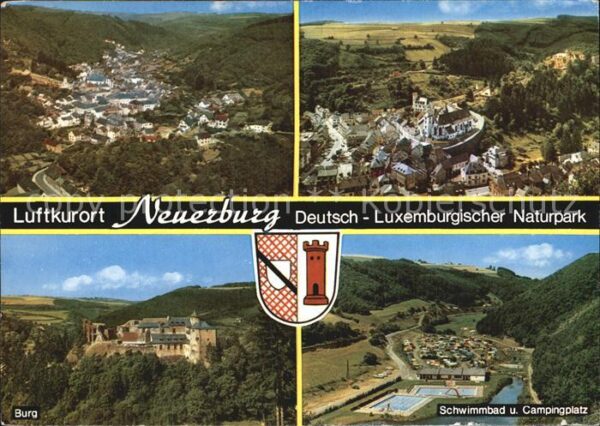 Neuerburg Eifel Burg Schwimmbad Campingplatz