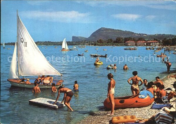 Manerba del Garda Strand Segelboot