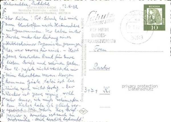 Hahnenklee-Bockswiese Harz Gustav-Adolf-Kirche – Bild 2