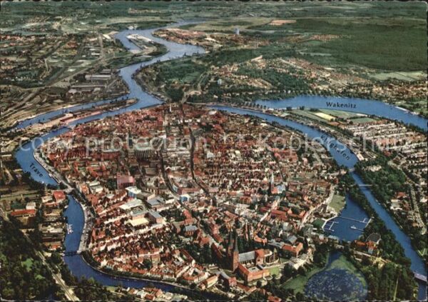 Luebeck Fliegeraufnahme