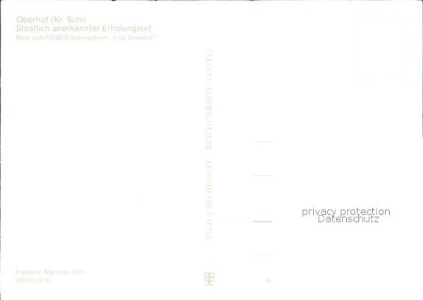 Oberhof Thueringen Fliegeraufnahme Erholungsheim Fritz Wei – Bild 2