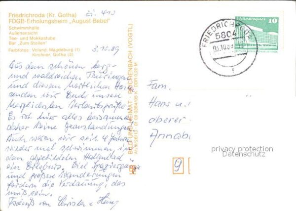 Friedrichsroda Erholungsheim August Bebel – Bild 2