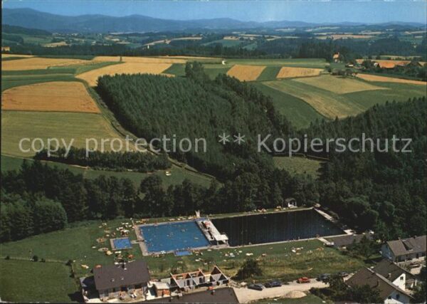 Markt Schwarzach Fliegeraufnahme Freibad