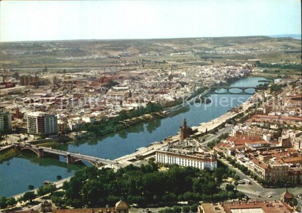 Sevilla Andalucia Fliegeraufnahme Brückenpartie