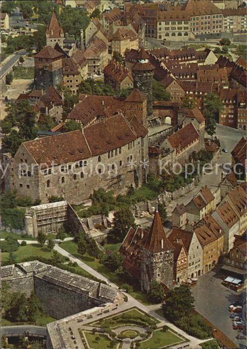 Nuernberg Fliegeraufnahme mit Burg