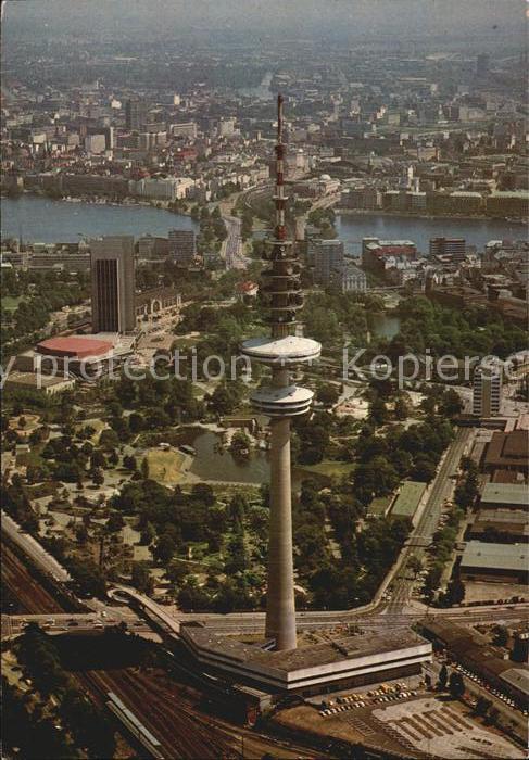 Hamburg Fliegeraufnahme Fernsehturm