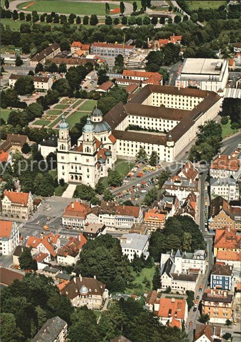 Kempten Allgaeu Fliegeraufnahme Metrople des Allgäus