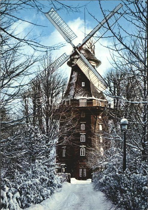 Bremen Mühle am Wall im Winter
