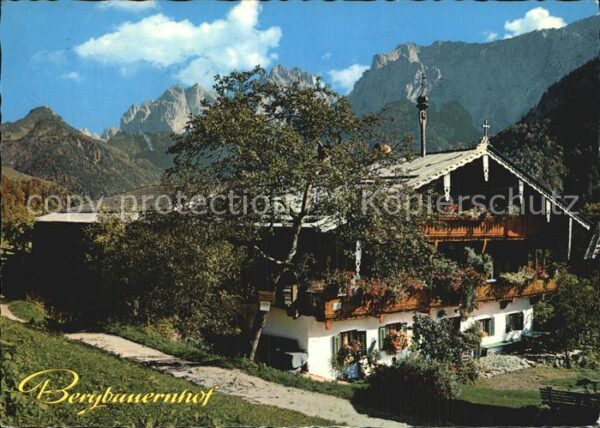 Kirchberg Tirol Bergbauernhof Hinterkaiserhof im Kaiser