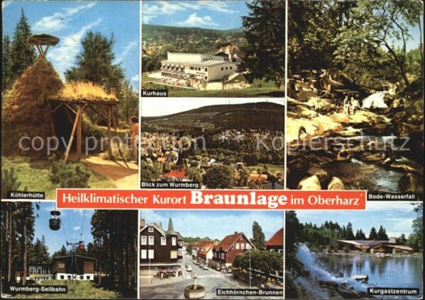 Braunlage Köhlerhütte Bode-Wasserfall Kurgastzent