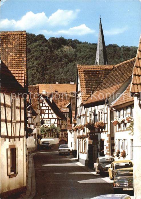 Doerrenbach Ortspartie Fachwerk