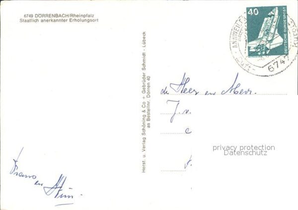 Doerrenbach Ortspartie Fachwerk – Bild 2
