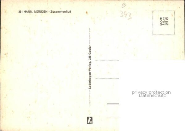 Hann. Muenden Fliegeraufnahme Zusammenfluss – Bild 2
