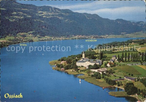 Ossiach Fliegeraufnahme Stift Ossiach