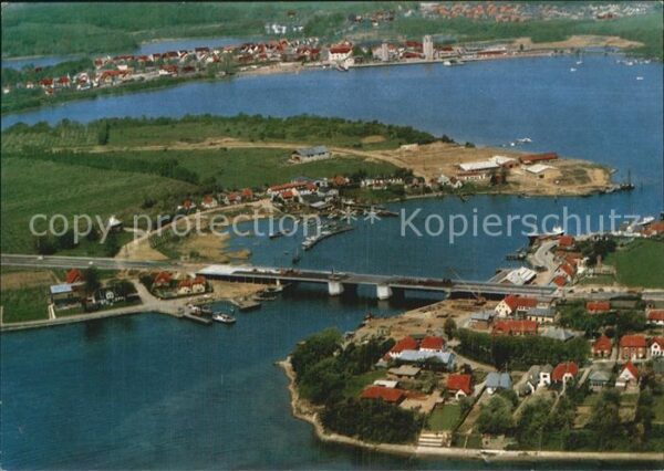 Egernsund Fliegeraufnahme Brückenpartie