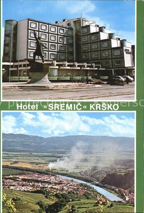 Slovenia Slowenien Hotel Sremic Krsko Fliegeraufnahme