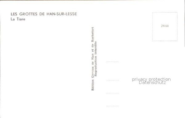 Hoehlen Caves Grottes Han-sur-Lesse La Tiare – Bild 2