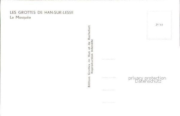 Hoehlen Caves Grottes Han-sur-Lesse Mosquee – Bild 2