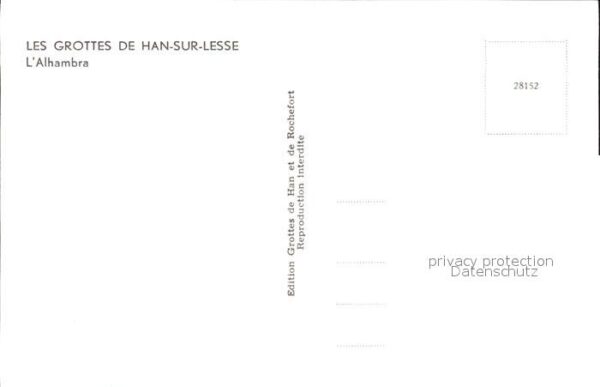 Hoehlen Caves Grottes Han-sur-Lesse Alhambra – Bild 2