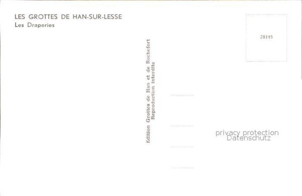 Hoehlen Caves Grottes Han-sur-Lesse Les Draperies – Bild 2