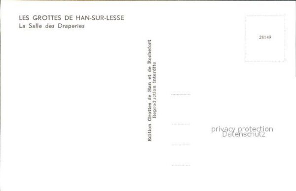 Hoehlen Caves Grottes Han-sur-Lesse Salle des Draperies – Bild 2