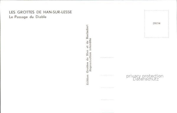 Hoehlen Caves Grottes Han-sur-Lesse Passage du Diable – Bild 2