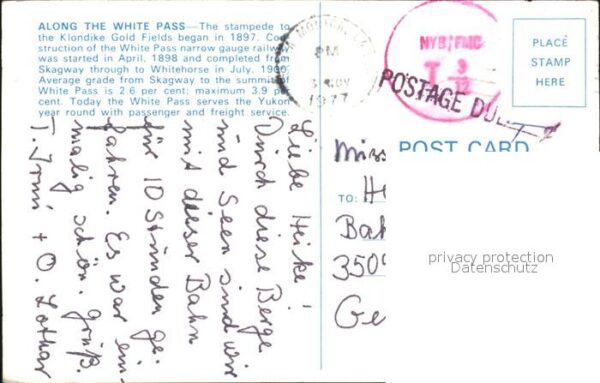 Eisenbahn White Pass Railway – Bild 2