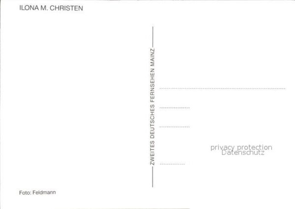 Persoenlichkeiten Ilona M. Christen Autogramm – Bild 2