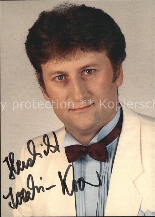 Autogramm Sänger