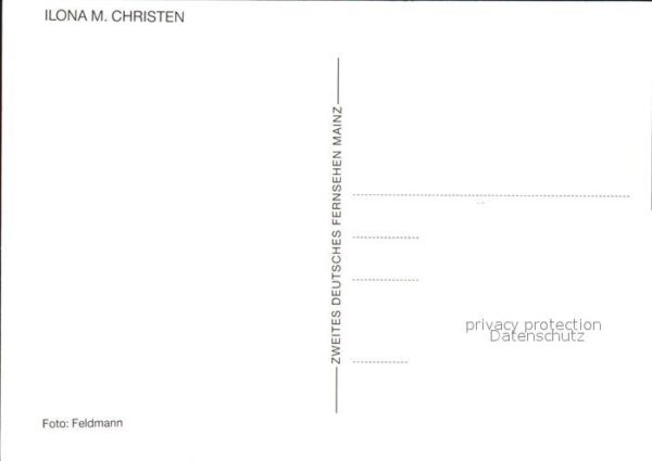 Persoenlichkeiten Ilona M. Christen Autogramm – Bild 2