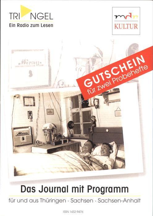 Rundfunk MDR Kultur Journal mit Programm Gutsche
