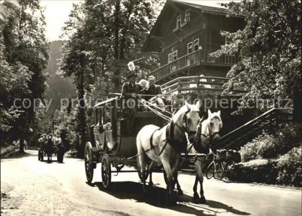 Postkutsche Schwarzatal HO-Gaststätte Schweizerhaus