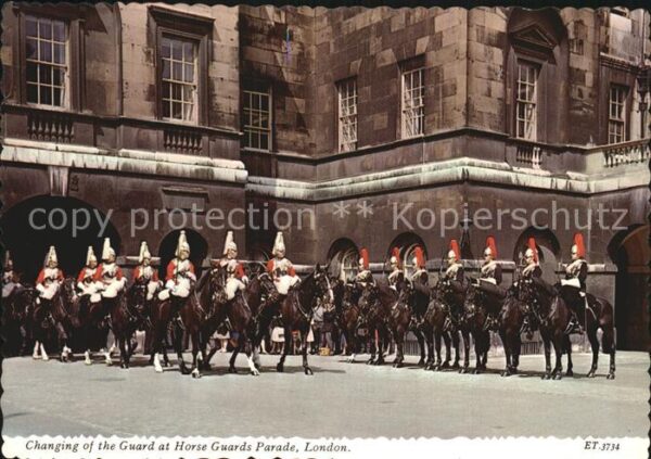 Leibgarde Wache Changing of the Guard Horse Guards Para