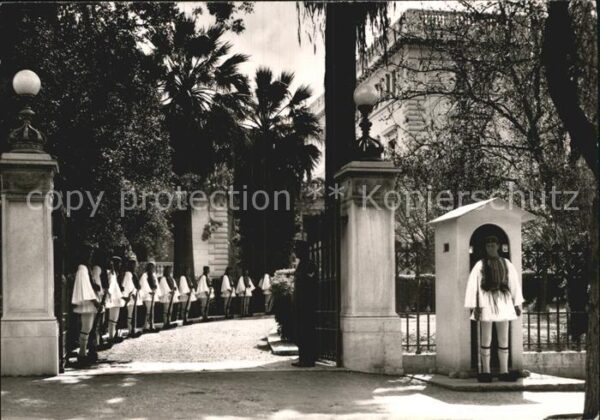 Leibgarde Wache Athen New Palace Honour Guard Efzonen
