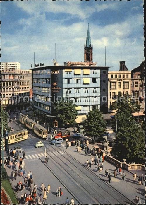 Strassenbahn Düsseldorf Corneliusplatz Königsallee