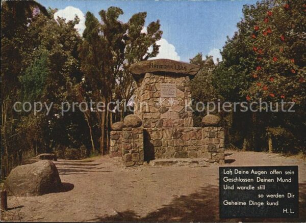 Tod Hermann Löns Tietlinger Wacholderpark